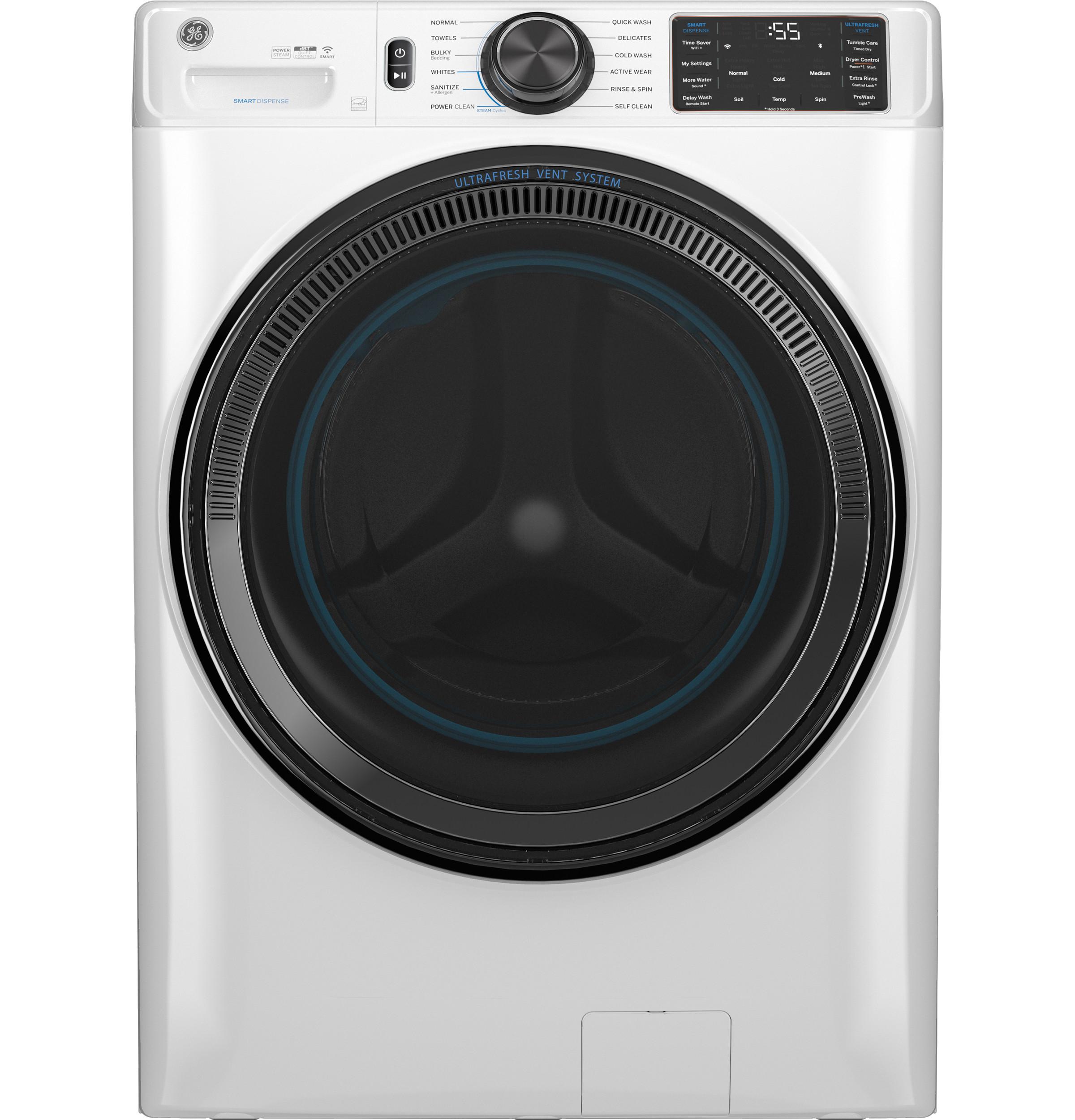 Rent to Own GE Appliances Smart Front Load Steam Washer at Aaron's today!